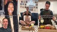 American man supports African American wife after removing faux locs, hubby prepares self-care date after intense protective style takedown