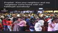Photo of couples kissing one another during church programme goes viral