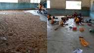 Photos of school in Upper East with no floor & furniture break hearts online