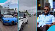 Despite and friends hijack the streets of East Legon with Bugatti, G Wagons and other luxury cars