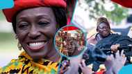 Resurfaced video of Nana Konadu interacting with Otumfuo at Asantehemaa’s funeral stirs sadness