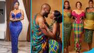 Akufo-Addo's niece Olivia Akufo-Addo rocks a stylish kente gown as she marries Jake Randolph in a lavish event