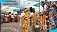 Ghanaians react as videos of Black Stars players arriving in Cote d’Ivoire in Kente circulate