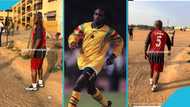 Abedi Pele's brother Kwame Ayew looks handsome in his old age, his look excites Ghanaians