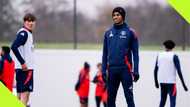 Marcus Rashford reacts to Ruben Amorim's first training session as Man Utd boss