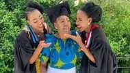 Sisters celebrate mom who managed to send them to university with GHc 1,100 salary