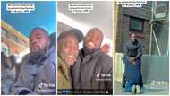 Ghanaian man reunites with parents in London for the first time in 19 years: video evokes emotion