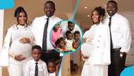 John Dumelo's wife unveils her secret third child one year after his birth, shares lovely photos
