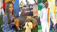 Ameyaw Debrah throws 40th b'day party; Jackie Appiah, Adjetey Anang, storm lavish event in videos