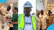 Ibrahim Mahama jokes with his peers after acquiring $100m Black Volta Gold Mining Project