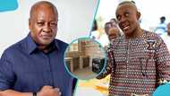 Mahama restores late Mawuli Semevo's burnt house, hands it over to his family