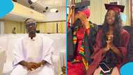 "This made us proud": Okyeame Kwame shares special family moment with daughter Sante