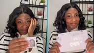 Ghanaian lady celebrates after obtaining her Canadian Permanent Residency