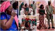 Frema Opare: Daughter of Chief of Staff marries in beautiful wedding; cries in touching video
