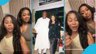 Farida Mahama and mystery member of Mahama family, Sadiya Mahama, jam in video