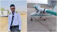 Young university student builds small aeroplane, hopes to become pilot in future
