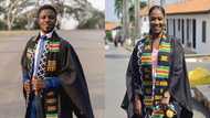 Beautiful Ghanaian couple who met during undergrad at KNUST bag master's degree together