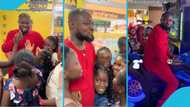 Funny Face in Kumasi After Reunion With Vanessa, Heartily Plays With Kids