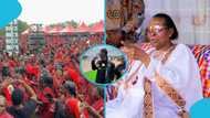 Veteran comedian Ajors makes rare public appearance at Kantanka's funeral to pay tribute to the late inventor