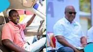Uber driver sends appreciative message to President Mahama: “We will vote for you again”