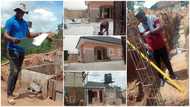 Man celebrates buying land and building huge mansion on it all within 12 months