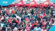 Arsenal fans hold prayer session for Partey's side ahead of PSG clash, video