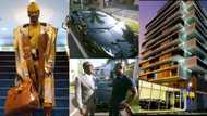 Nana Cheddar drops new video of his expensive Lamborghini as he talks like a boss with Bola Ray