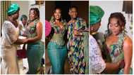 Sammy Gyamfi's wife Irene gets emotional as her mother prayed for her on their wedding day, video pops up