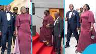 Otumfuo attends fundraising gala dinner with his wife Lady Julia after return to Ghana