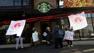 Big Starbucks promotion roiled by union walkout of 'thousands'