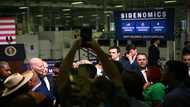 Biden yanks pro-growth label from Republicans, touts vigor of economy