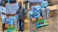 GH man battling stroke receives GH¢2,500, other useful items from donors, photos pop up