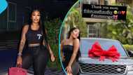 "Thank you mommy": Deputy Transport Minister’s daughter Fantana flaunts old Range Rover gift