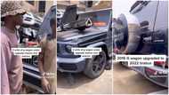 Man upgrades Benz G-Wagon 2015 to 2022 Brabus model, changes bumper, redecorates interior