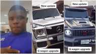 Nigerian man upgrades 2002 Mercedes Benz G Wagon to Brabus model in video, says new cars are expensive
