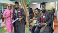 Beautiful photos drop as SP Kofi Sarpong graduates with a Master's degree from GIMPA