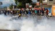 Thousands march in Haiti to protest calls for intervention
