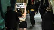 Anti-fur activists target Max Mara, Fendi at Milan Fashion Week