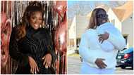 Tracey Boakye rocks GH¢ 19.5k white Fendi knee-high leather boots, many gush over her post-pregnancy curves
