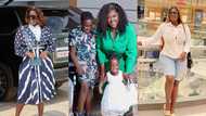 Tracey Boakye starts celebrations as she drops 2 adorable X'mas photos with her kids
