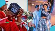 “Iya Alakara”: President Tinubu playfully teases First Lady Oluremi Tinubu at public event
