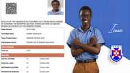 WASSCE result of PRESEC's NSMQ star Gakpetor's co-contenstant Gyamfi Isaac pops up online (photo)