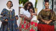 Gospel singer Diana Hamilton twins with her daughter in African print in new photos