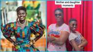 Throwback video of singathon star Afua Asantewaa and her 1st child pops up, growth of the girl surprises fans