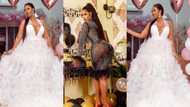 Hajia4reall shows off beauty in see-through dress to mark her bday in beautiful photos