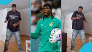 Black Stars goalie Lawrence Ati Zigi displays skills like Dancegod Lloyd in viral video