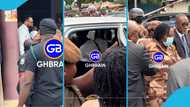 Agradaa appears in public for the first time at Amasaman court after being imprisoned in Nsawam