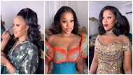 Redefining extra: Ghanaian bride wows internet users with 6 hairstyles for her wedding