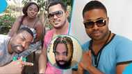 Kumawood actor Samuel Ofori looks unrecognisable as he flaunts new cornrow hairstyle with long beard