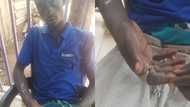 Boy from Pantang's finger decaying after wearing ring he stole from jewellery shop
